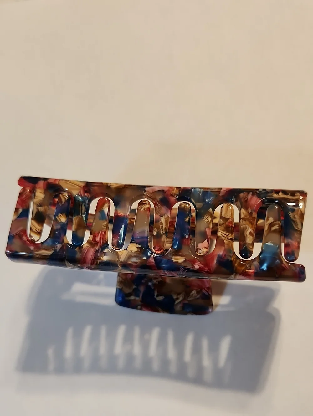 NWOT Acetate Hair Clip 4 inches